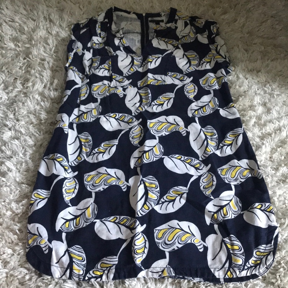 Beautiful linen J.Crew dress